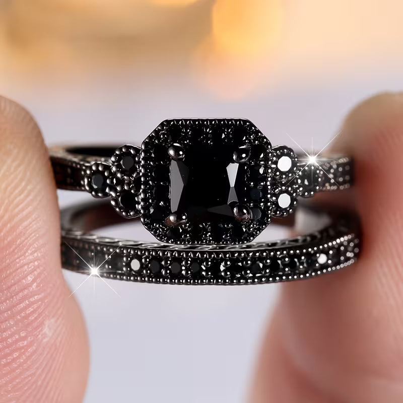 Eternal Spark Zirconia Classic Ring Set