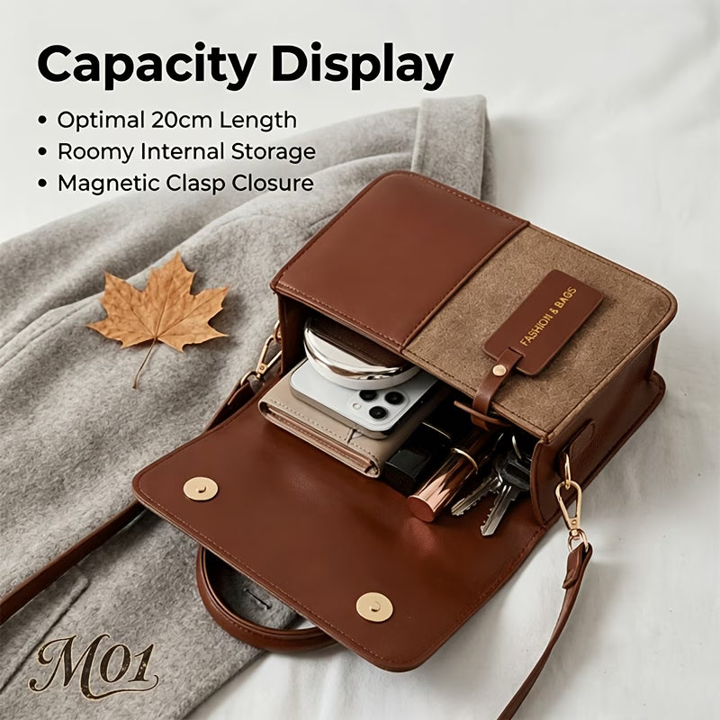 Milano Women’s Vintage Patchwork Style Crossbody Bag