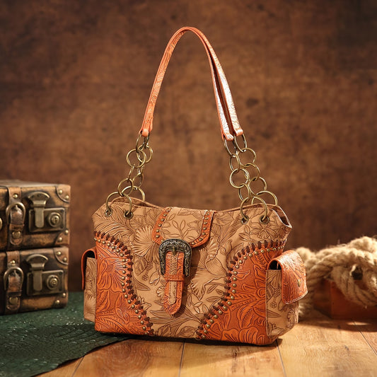 Women’s Vintage Studded Tote Bag