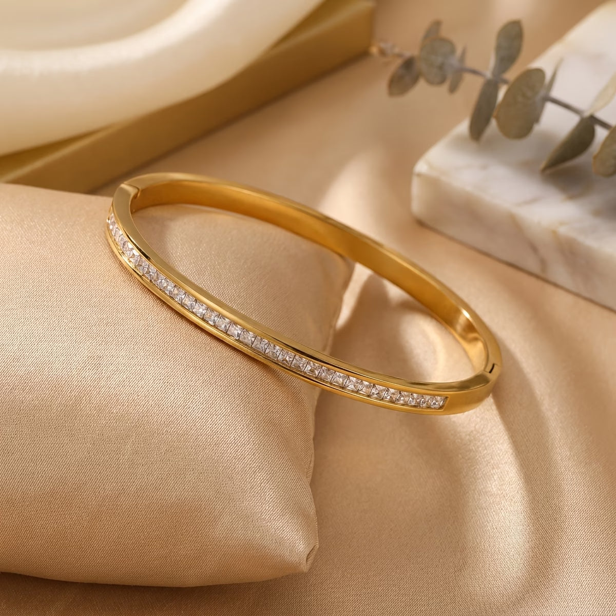 5-Piece Trendy Jewelry Copper & Stainless Steel Bracelet Set