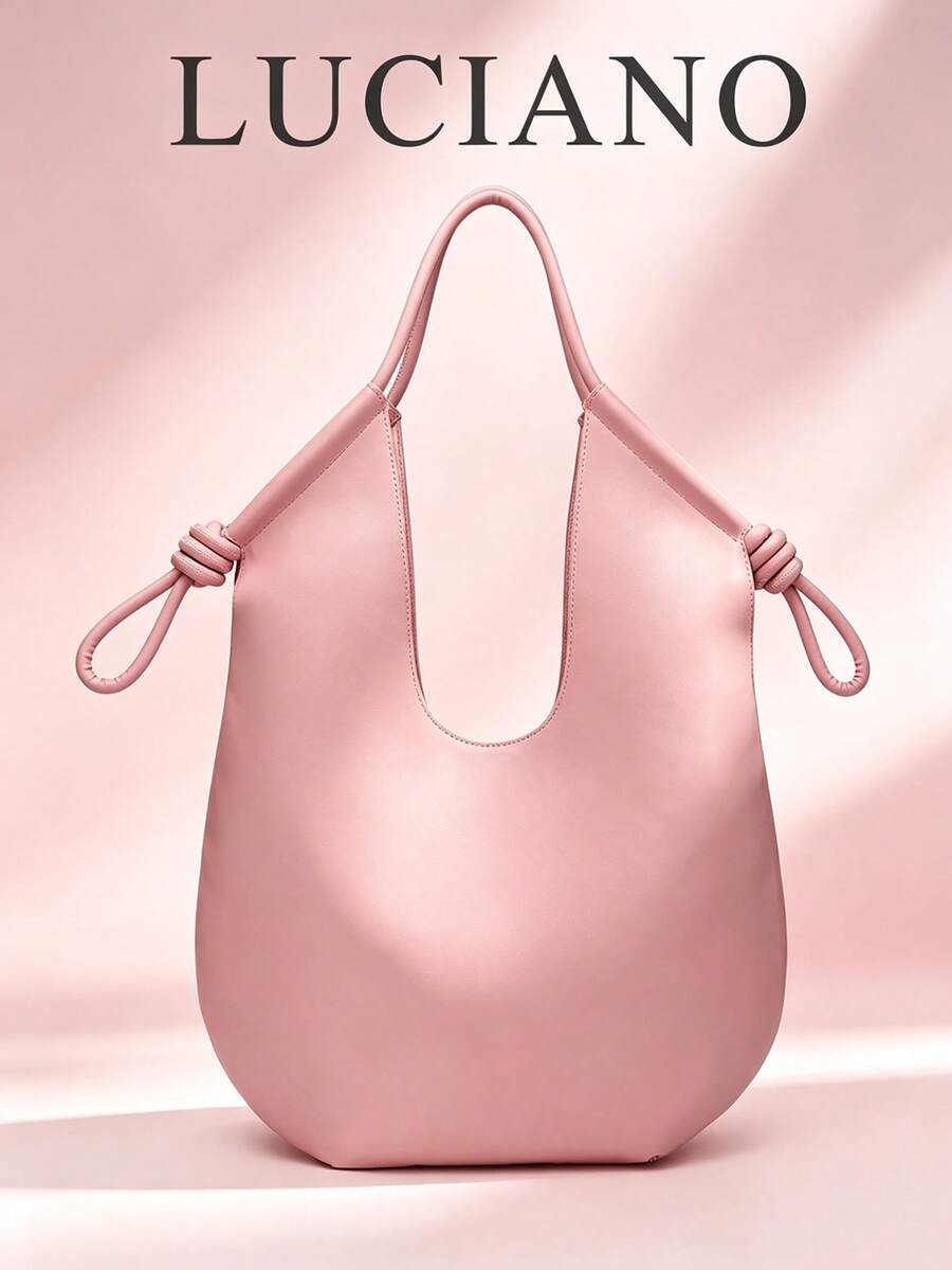 Women’s Minimalist PU Leather Hobo Bag
