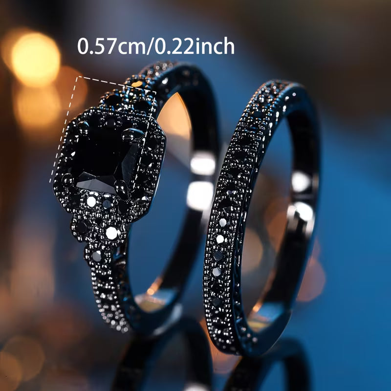 Eternal Spark Zirconia Classic Ring Set