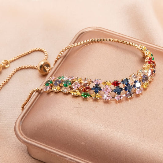Prism Glow Synthetic Cubic Zirconia Bracelet