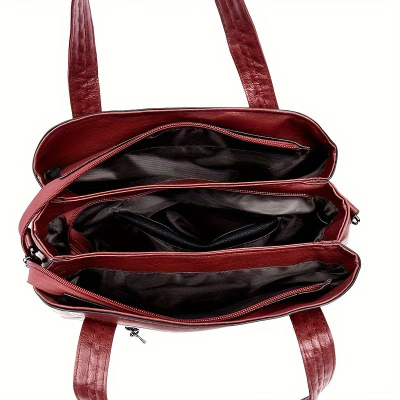 Valenkuci Women’s Vintage Luxury Tote Bag