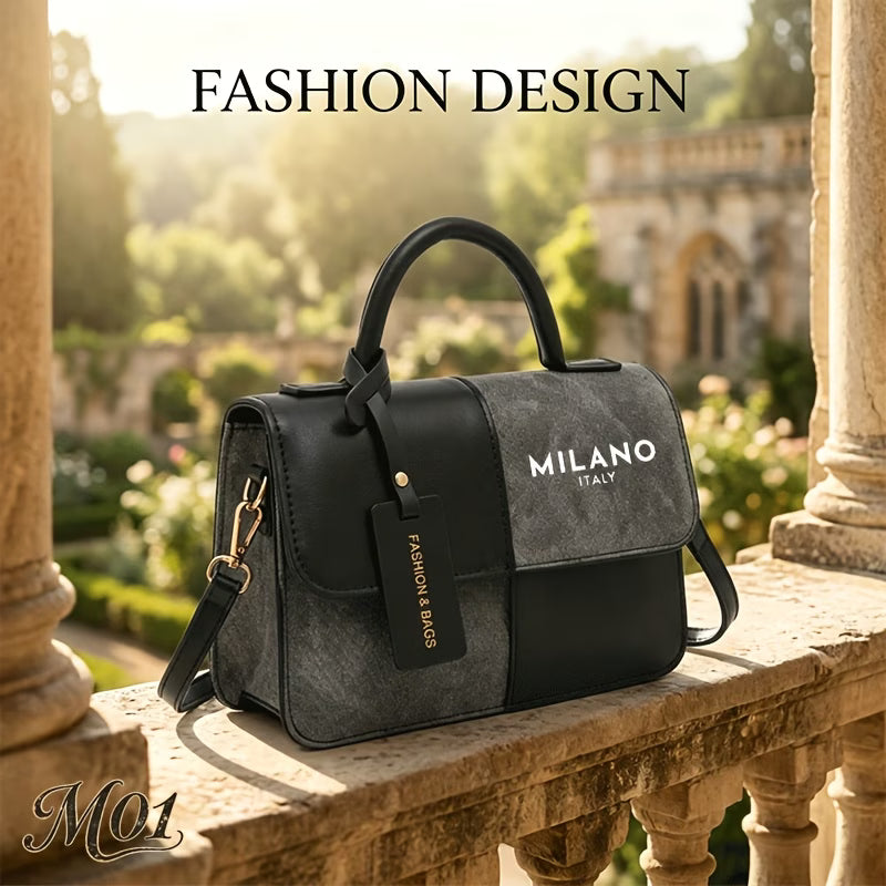 Milano Women’s Vintage Patchwork Style Crossbody Bag