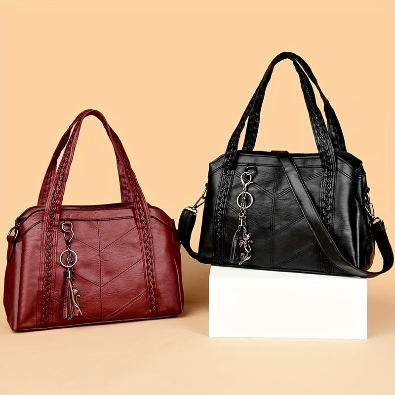 Valenkuci Women’s Vintage Luxury Tote Bag