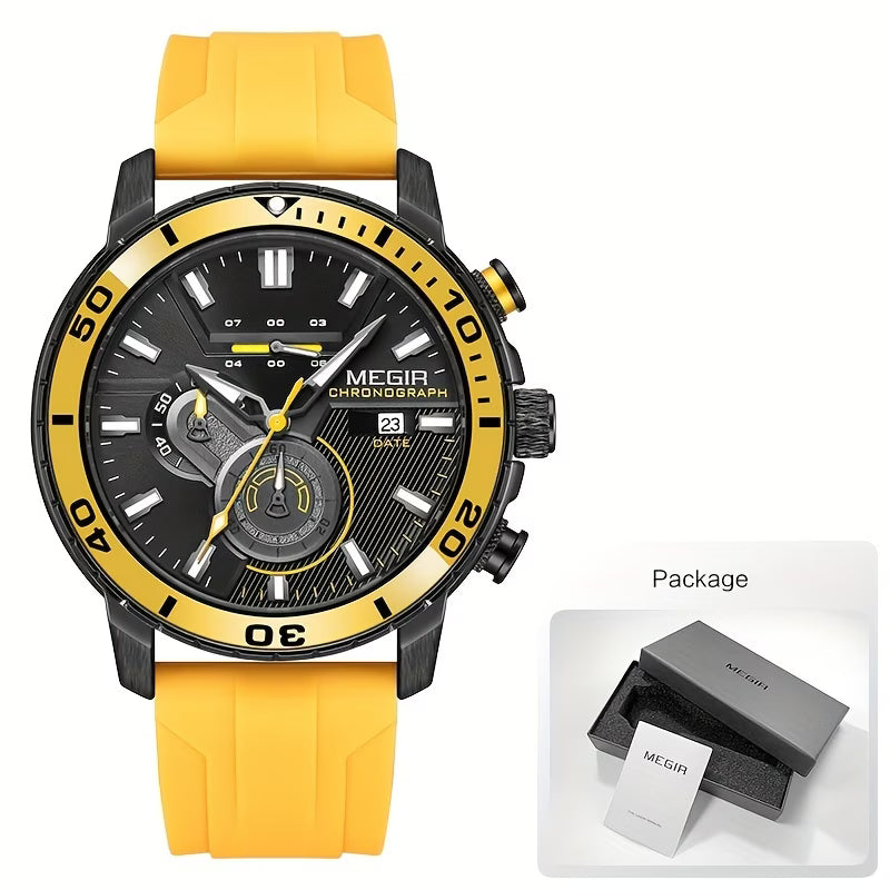 MEGIR Multifunctional Sports Chronograph Men's Watch