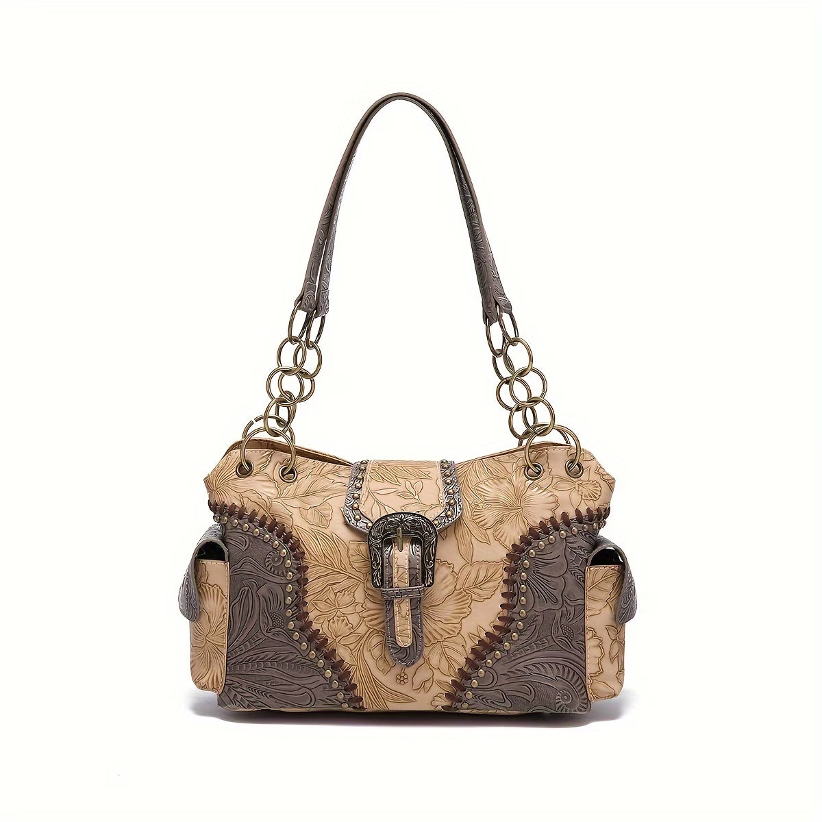 Women’s Vintage Studded Tote Bag