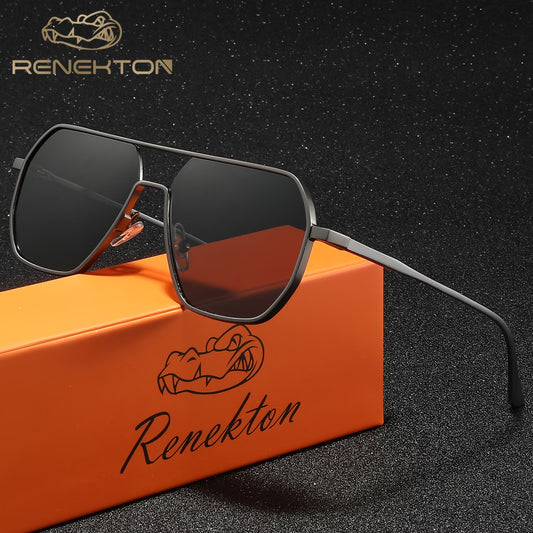 Renekton New Men Metal Polarized Sunglasses