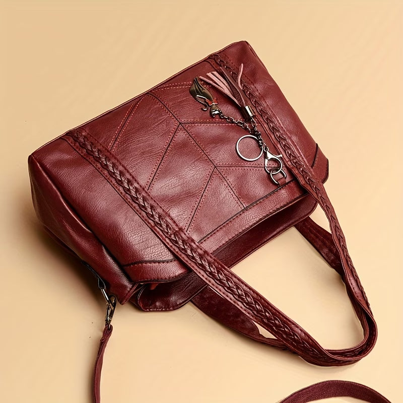 Valenkuci Women’s Vintage Luxury Tote Bag