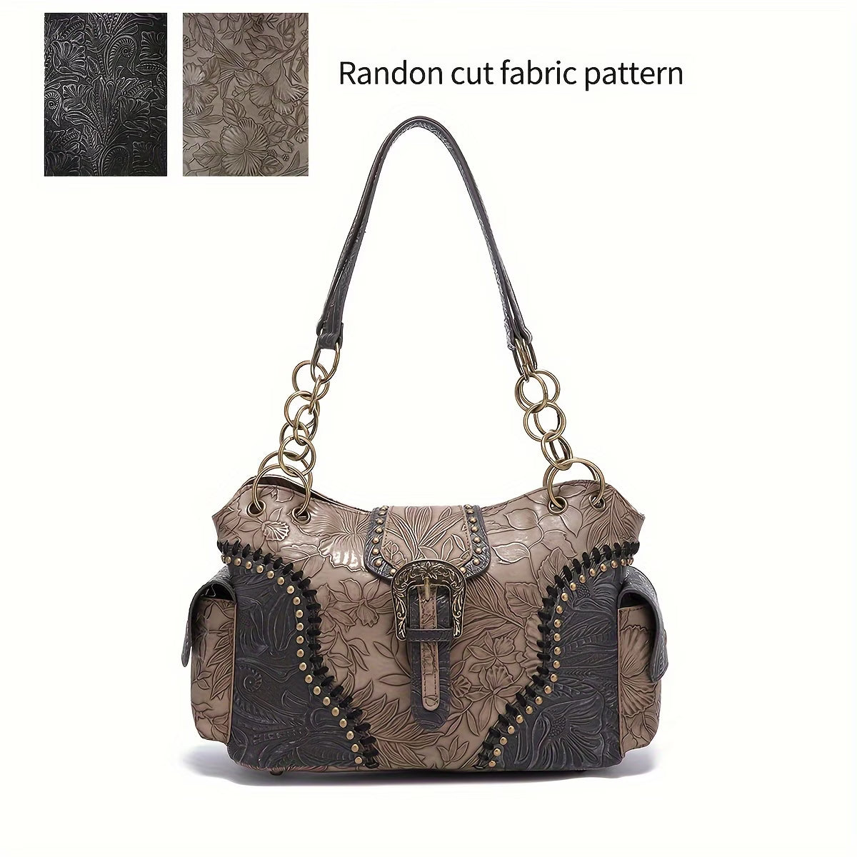 Women’s Vintage Studded Tote Bag