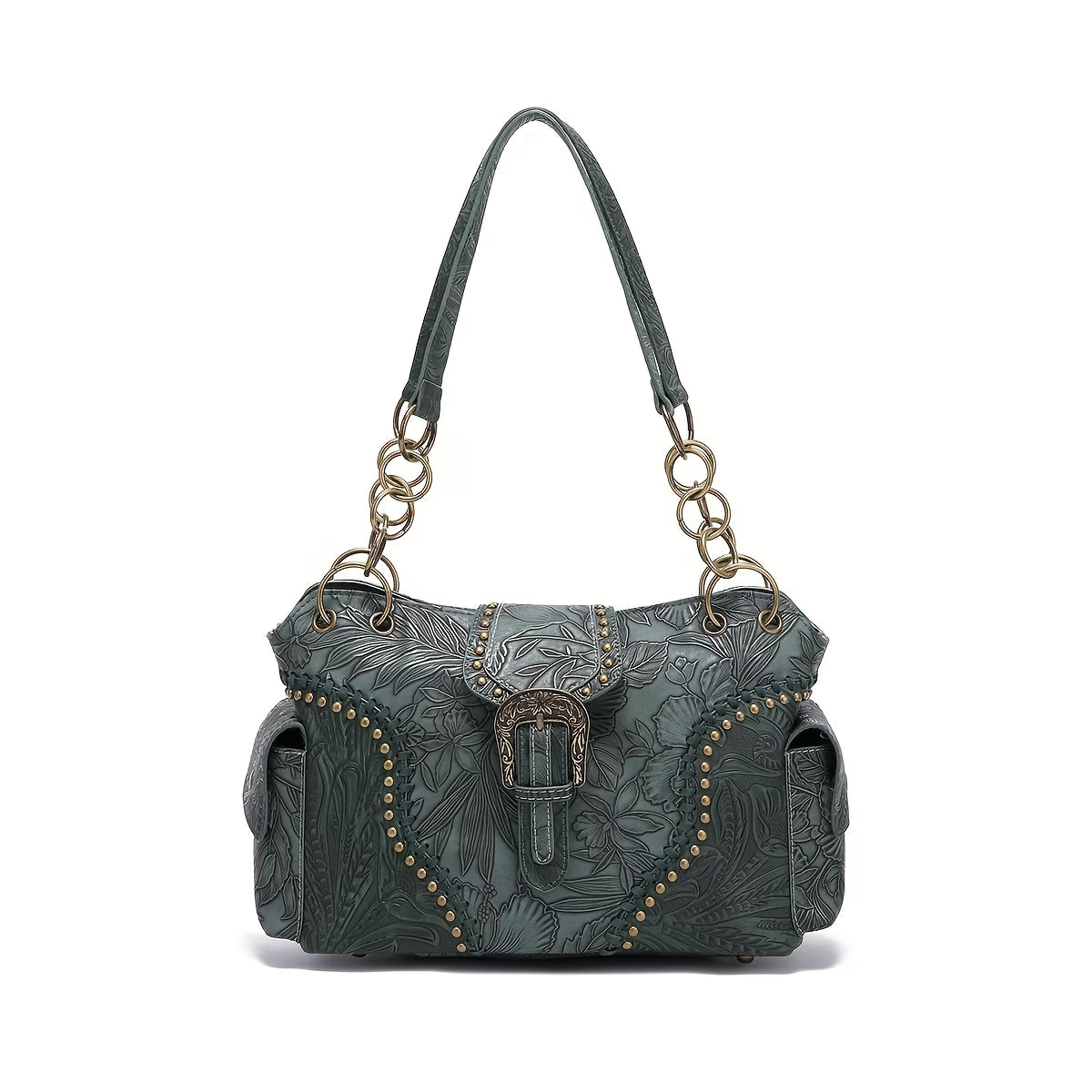 Women’s Vintage Studded Tote Bag