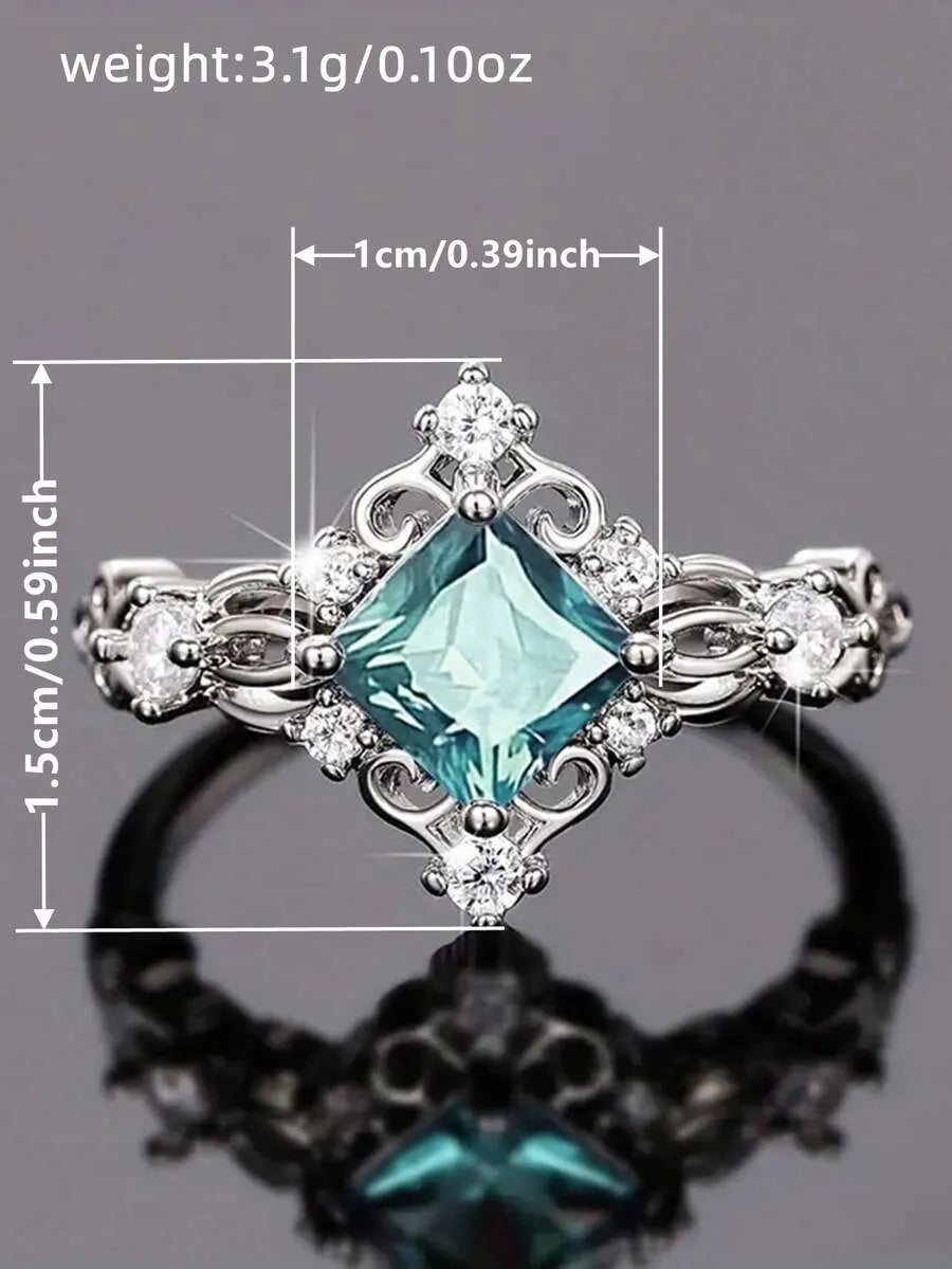 Celestia Aqua Royale Ring